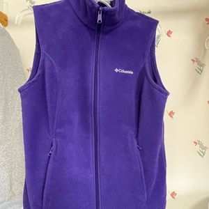 Columbia Benton Springs Fleece Vest - Purple - Medium